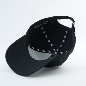 High Quality Custom Structured Baseball Sports Cap for Adults <b>Black</b> Cotton Fabric Curved Embroidery Logo Outdoor <b>Hat</b> - Product Image 6