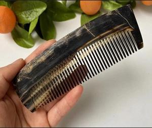 Meilleur cadeau de Noël Peigne en corne naturelle fabriqué à la main personnalisé pour coiffer les cheveux en véritable peigne en corne de boeuf de buffle de f s i - Product Image 5
