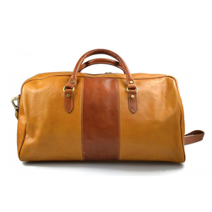 Bolsa de viaje de mano personalizada Deportes Gimnasio Cuero Weekender Overnight Duffle Equipaje Bolsa de viaje de cuero personalizada para hombres - Product Image 4