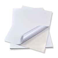 Lziheng 100 feuilles A4 papier autocollant brillant blanc mat auto-adhésif étiquettes arrière collantes faites durable BOPP pour l'impression d'étiquettes