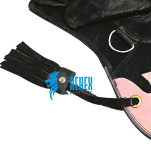 Guantes de Cetrería de Cuero Nobuck Negro Premium 2026 |   Protección de Doble Capa de 35 cm |   Logotipo Personalizado |   Rehex Impex - Product Image 2