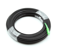 Cordon de raccordement à fibre optique extérieur 100m FTTH câble de dérivation avec connecteur LC SC câble à fibre optique de dérivation Ftth SC UPC transfert de données SM MM