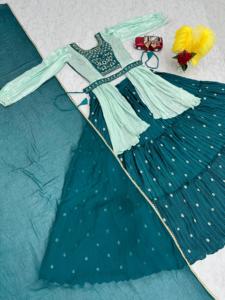 Rakhi เสื้อครอปพิเศษผ้าพรีเมี่ยมดีไซน์รื่นเริงสำหรับผู้หญิง - Product Image 5