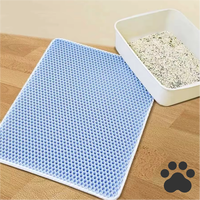 Tapis de litière pour chat en EVA antidérapant de haute qualité pour familles, facile à nettoyer, tapis de récupération de litière pour animaux de compagnie, tapis de litière imperméable pour chat