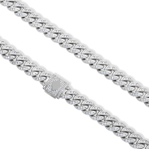 สร้อยคอเพชรที่ปลูกในห้องทดลองเงินสเตอร์ลิงทันสมัยมีสีสดใสตัด VVS2ชัดเจนเครื่องประดับชั้นดีสำหรับวันครบรอบแต่งงานของผู้หญิง - Product Image 4