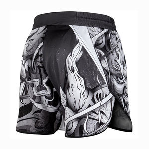 Vêtements d'arts martiaux mixtes à impression numérique anti-rétrécissement pour adultes Savage One Short MMA Shorts MMA personnalisés - Product Image 2