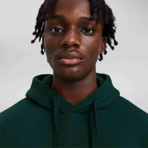Sweat à capuche surdimensionné personnalisé unisexe avec logo brodé, col rond, épaule tombante, coton polaire français, sweats à capuche unisexe - Product Image 5
