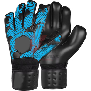 Gants de gardien de but de football Grip Taille 6/7/8/9 Gants de receveur robustes Football américain Hommes Garçons Jeunes Adultes Enfants Petits gants de gardien de but - Product Image 1