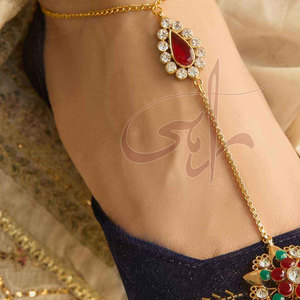 Zapatos Khussa para Mujer, Color Sólido, Resistentes, Material de Terciopelo, Antideslizantes, Estampados, Hechos a Mano, con Suela de Cuero Genuino - Product Image 6