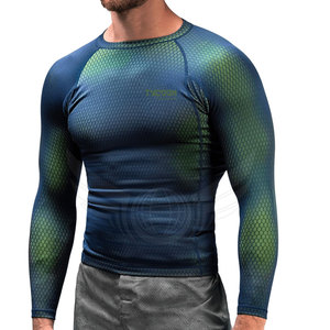Private Label <b>Men</b> <b>Rash</b> <b>Guard</b> Customized <b>Rash</b> <b>Guard</b> New Arrival Fitness Wear <b>Rash</b> <b>Guard</b> - Product Image 2