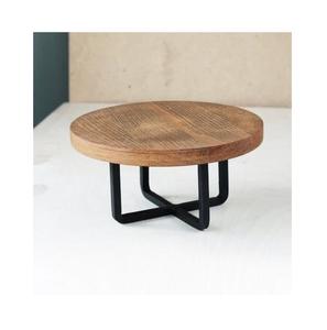 Soporte de pastel hecho de madera Natural 100% de alta calidad, utensilios para hornear más vendidos, forma redonda, herramienta de decoración de pasteles de 3 niveles - Product Image 1