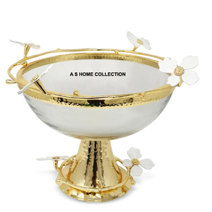 ชามสลัดทองรูปปะการังชามสลัดดีไซน์ใหม่ชามโลหะใช้ในห้องครัวบ้านโรงแรม - Product Image 5