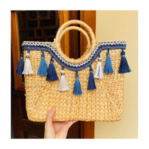 Sacs en jacinthe d'eau de haute qualité du Vietnam Sacs en jacinthe d'eau savamment fabriqués durables et élégants - Product Image 1