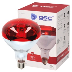 Lampada riflettente a infrarossi E27 150W 125mm. (GSC 200602002 - Product Image 3