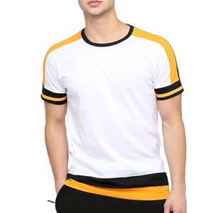 Camiseta de Hombre de Alta Calidad, Estilo Urbano, 100% Algodón, Tejido Transpirable de Secado Rápido, Manga Corta, Color Sólido, para Adultos - Product Image 1