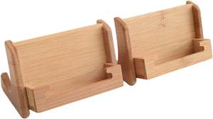 Tarjetero de madera de nuevo diseño, tarjetero de madera Rectangular personalizable con base para tarjetero a precio barato - Product Image 5