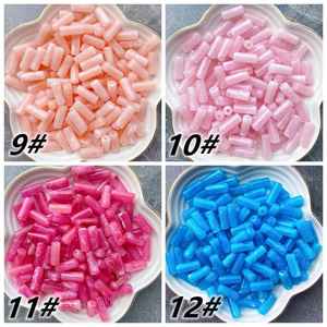 Perles en résine en vrac Perles en résine irrégulière avec trous Bracelet à bricoler soi-même Collier Accessoires - Product Image 4