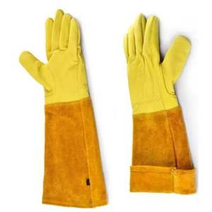 Gants de soudage Tig XL pour hommes de haute qualité en gros avec doublure en coton en cuir de vache Logo personnalisé CE Protection de sécurité pour le travail à l'argon - Product Image 2