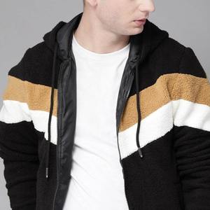 Veste polaire Sherpa respirante pour hommes Service Design OEM Veste d'hiver polaire Sherpa à manches longues zippée sur mesure - Product Image 2