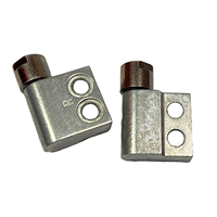 Charnières en alliage de zinc pour plateau de table pliante, avec amortisseur rotatif, couple réglable bidirectionnel, action silencieuse et fermeture douce