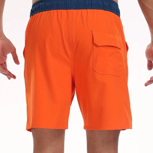 Short de bain classique pour hommes Maillot de bain élégant en coton à séchage rapide avec doublure en maille respirante confortable-Taille XS disponible - Product Image 1