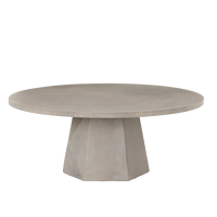 Table de salle à manger ronde légère en béton de luxe Table en ciment au design moderne pour salon Meubles élégants Vente en gros