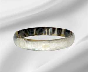 100% Bracelets en corne de buffle faits à la main de qualité supérieure Technique polie écologique - Product Image 1