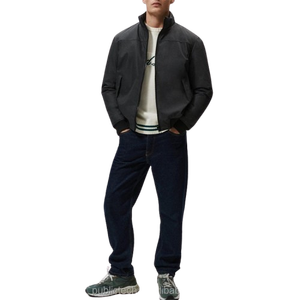 แจ็กเก็ตทรงนักบินสำหรับผู้ชายกลางแจ้งเสื้อแจ็คเก็ตขนเป็ดผ้าโพลีเอสเตอร์100% ฤดูหนาวแบบลำลองทรงหลวมกันน้ำ - Product Image 4