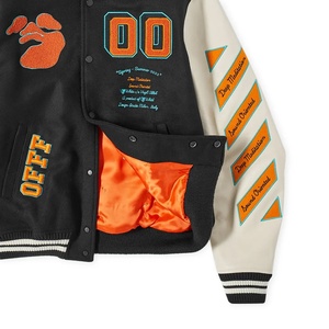 Haut de maillot de baseball de style de rue d'école de mode d'Halloween personnalisé en usine - Product Image 1