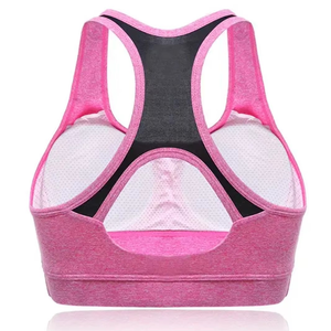 Soutien-gorge de sport pour femme Performance, nouveau design bicolore, pour yoga, gym, entraînement, anti-transpiration, extensible, vêtements de sport - Product Image 5