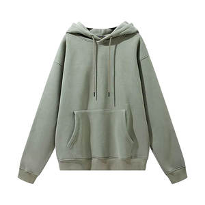 Sweat-shirts en molleton de qualité supérieure, poids lourd, impression personnalisée en relief, surdimensionnés, marque privée, pulls à capuche - Product Image 1