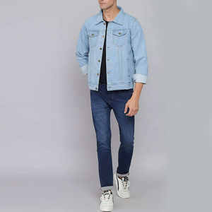Latest Design Stylish Fashionable Men <b>Denim</b> <b>Jacket</b> 100% Cotton High Quality Wholesale Price <b>Denim</b> <b>Jackets</b> - Product Image 4