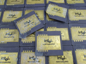 Recuperación de oro Cerámica Intel Pentium Pro 180Mhz/200Mhz CPUs Accesorios de chatarra Grado HMS - Product Image 3