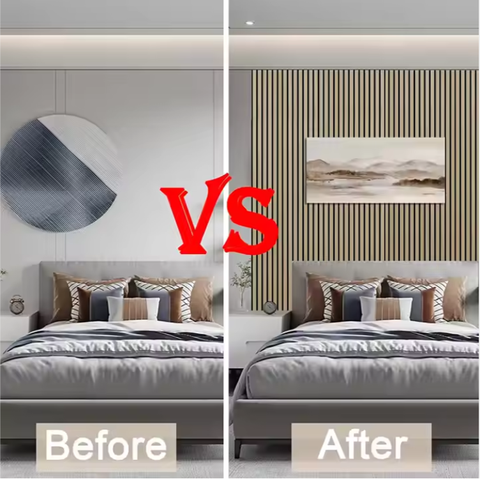 Modern Polyester Fiber Solid Wood Acoustic Wall Panels Sound Proof for Hotel Apartment Kitchen Living Room