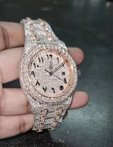 Worldwide Supply's Best Seller Custom Iced Out Diamond Watch Movimiento mecánico para joyerías y marcas de moda - Product Image 2