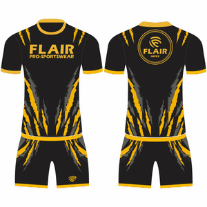 Camiseta de Fútbol Personalizada para Adultos, de Alta Calidad, 100% Poliéster, Ligera, Cómoda, Transpirable, Impermeable, de Secado Rápido, Manga Corta - Product Image 4