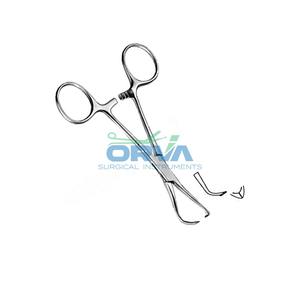 Fórceps de abrazadera de toalla médica de alta calidad Curved 4,5 "Mango de bloqueo Instrumentos quirúrgicos Fórceps de arteria dental - Product Image 5