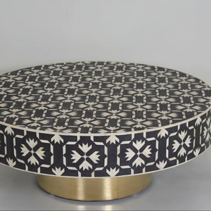 <b>Top</b> Quality Stylish Design Handmade Bone Inlay Console Side Stool for Home Hotel Office Decor At Lowest Price resin crafts sale - Product Image 1