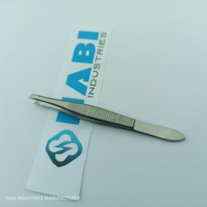 Recortador de cejas personalizado punta inclinada pinzas rosas Etiqueta Privada herramienta de depilación de acero inoxidable para uso de belleza - Product Image 6