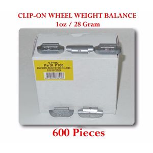 Poids d'équilibrage de roue à clipser de type P, 1 oz (28 grammes), P1.00, sans plomb, LOT de 600 au total - Product Image 1