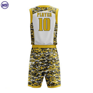 Uniforme de baloncesto transpirable ligero con estampado de logotipo personalizado 2022, ropa deportiva profesional de alta calidad para exteriores en tallas grandes - Product Image 6