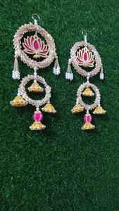 Stunning Lotus Hangings for Home <b>Decoration</b> Puja, Housewarming and Mandir Backdrop Pink Lotus <b>Party</b> Favor - Product Image 5