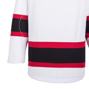 Jersey de hockey sobre hielo en blanco con diseño sublimado personalizado al por mayor - Product Image 4