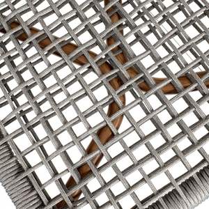 Modern Design Solid Teak <b>Wood</b> Convertible <b>Dining</b> <b>Chair</b> Woven Rope Seat Backrest for Indoor Outdoor Villa Apartment Use - Product Image 6