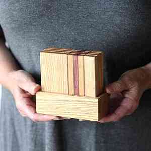 Diseño más vendido y posavasos de corcho al por mayor hechos a mano madera de mango de nogal forma personalizada diseño personalizado con alta calidad - Product Image 1