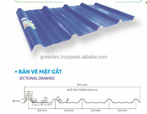 Fabricant vietnamien ASA PVC 4 couches plastique PVC résine synthétique feuille de toit/tuile - Product Image 6