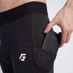 Leggings de compression pour homme GA 2.0 couleur charbon - Product Image 6