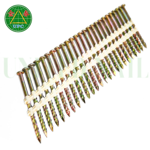 Clou en bande plastique 2.87x60mm avec tige à anneau Type de tige à vis conçu pour la durabilité de la vitesse Fixation sécurisée du Vietnam - Product Image 2