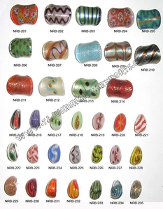 แหวน millefiori สีส้มสีเหลืองแก้วแหวนแก้ว Murano แหวนแก้ว lampwork หัตถกรรมลูกปัดสีขาว Murano - Product Image 5