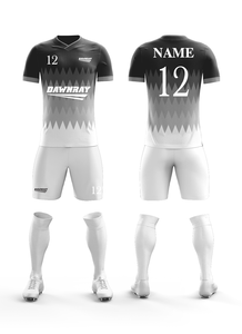 Uniforme de Fútbol Duradero para Equipos y Clubes en Azul |   Tallas para Hombre, Mujer y Jóvenes - Product Image 3